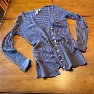 Anthropologie, Nick And Mo, grey cardigan
